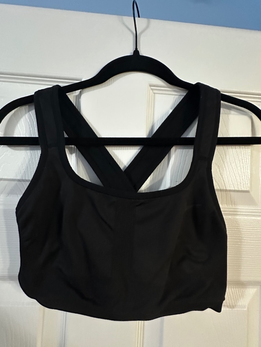 Nike Black Crossback Sports Bra XL Medium Support Workout Activewear